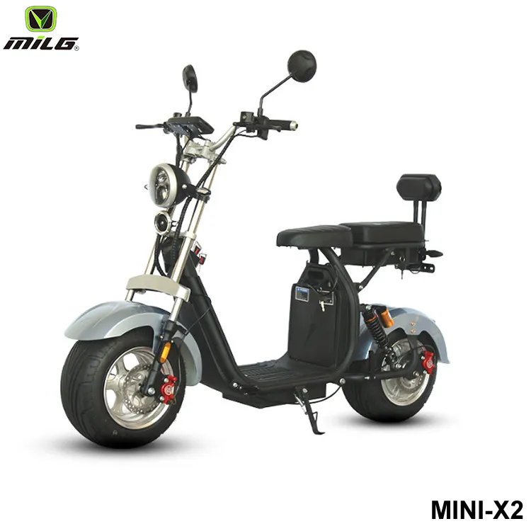 Electric Scooter With Seat Big Wheels